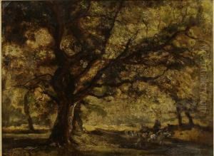 Foret Barbizon by Marie Abrahams Rosalbin De Buncey