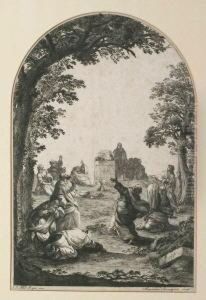 Opferhandlung, Nach Jacobus Rossi by Francesco Rosaspina