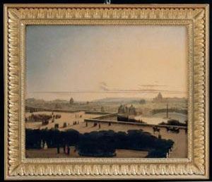 Roma, Veduta Del Pincio Con Banda Musicale by Domenico Roscio
