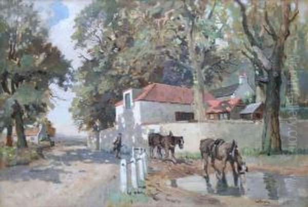 A Fifeshire Roadside - view 1