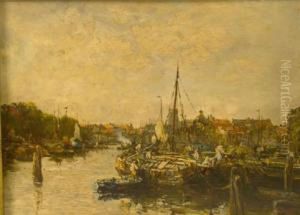 Harbour Scene by Georges Rose