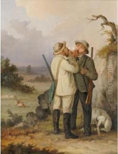 Cacciatori In Riposo by Giovanni Luigi Rose