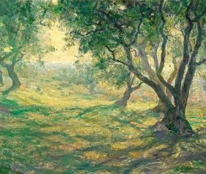 In The Olive Orchard (provencal Olive Orchard) by Guy Rose