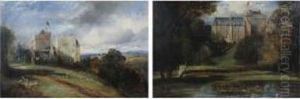 'west View Of Kilmarnock, Castle Nairnshire' 'south View Of Kilmarnock, Castle Nairnshire'