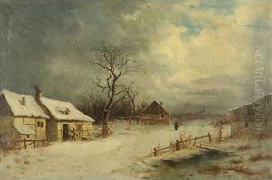 Paesaggio Sotto La Neve by Antonio Rose'