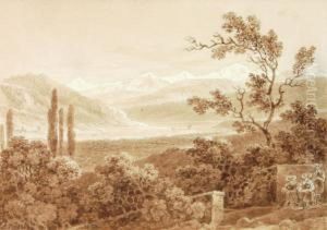 Gebirgslandschaft by Johann Gottlob Sam. Rosel