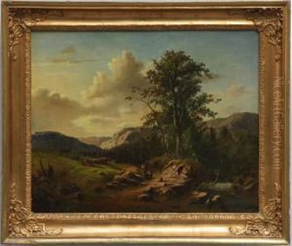 Oljemalning Pa Duk - view 1