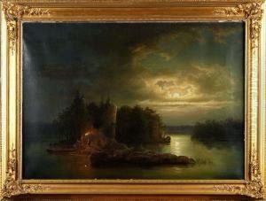 Landskap by Frans Johan Roselli