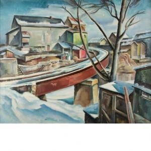 Railroad Bridge by Charles Rosen