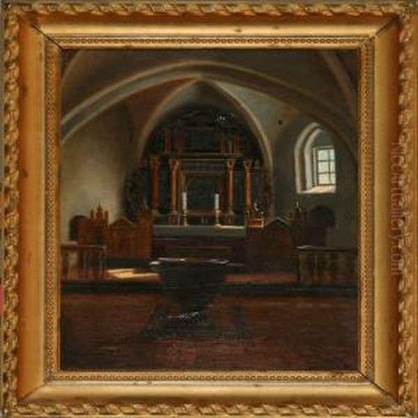 Interior Fromsodring Church And Interior From A Clerical Home - view 1