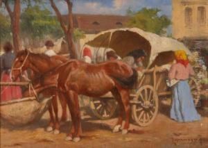 Piac by Ferenc Rosenmayer