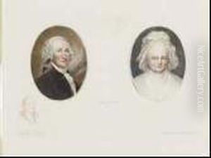 Portraits Of George And Martha Washington by Albert Rosenthal