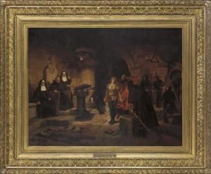 The Cloister Courtroom, A Scene From Marmion