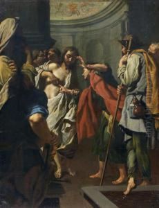 L'incredulite De Saint Thomas by Alessandro Rosi