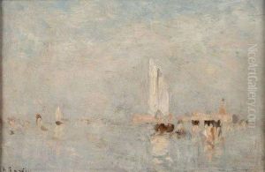 Vue De Venise by Amedee Rosier