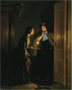 The Late-night Meeting by Johannes Rosierse