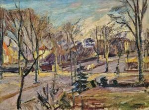 Strasse Im Fruhling by Waldemar Rosler