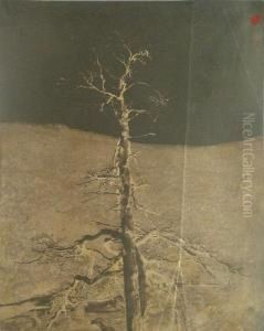 Study Of A Tree In Winter by Horatio Ross