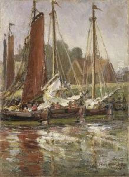 Boats In A Harbor - view 1