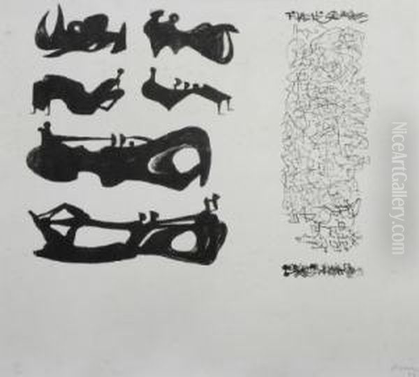 Six Reclining Forms. - view 1