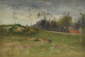 Paesaggio Con Figura by Federico Rossano