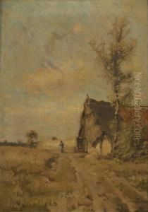 Promeneur Pres De Lachaumiere by Jacques Rosseels