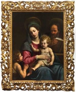Madonna Con Bambino, San Giusepe E San Giovannino by Matteo Rosselli