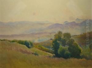 Paysage Des Basses Pyrenees by Paul Rossert