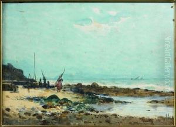 Pecheurs En Bord De Mer. - view 1
