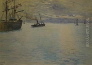 Scene De Remorquage by Paul Rossert