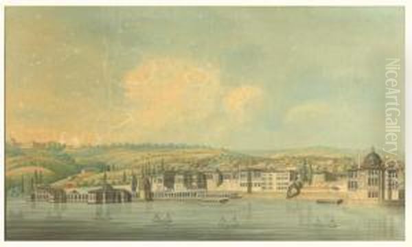 Vue De La Rive Europeenne A Istanbul - view 1