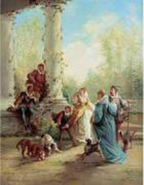 "le Retour De La Promenade". - view 1
