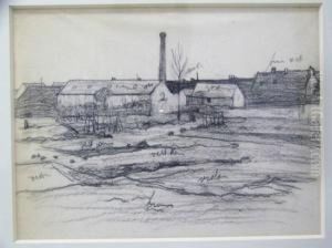 Usine Aux Bords D'un Canal by Joseph Rossi