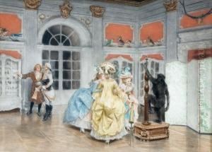 Il Salone Delle Curiosita Con Babuino by Lucius Rossi