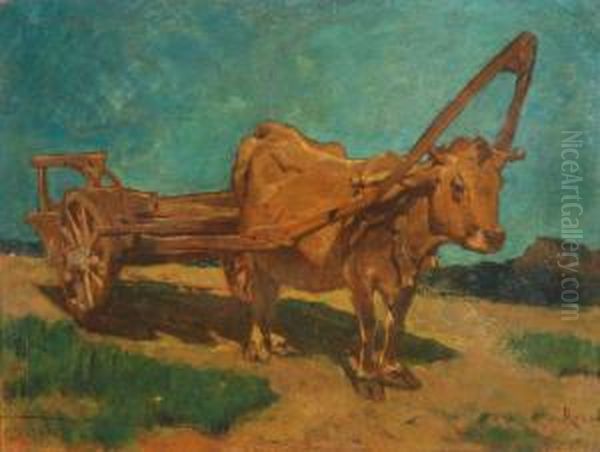 Mucca Con Carretto - view 1