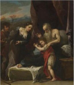 Isaac Blessing Jacob by Pasqualino Rossi