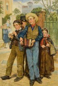 The Village Minstrels by Charles Rossiter