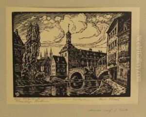 Bamberg - Rathaus Vom Kanal Aus Gesehen