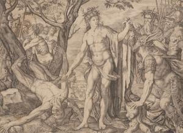 Apoll Schindet Marsyas - view 1