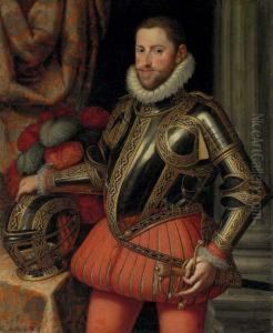 Portrait Of Archduke Ernst Of Austria, Three-quarter Length, In Armor