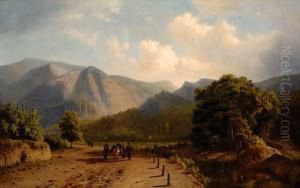 On The Way To Town by Georg Andries Roth