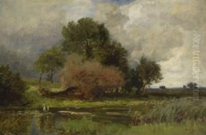 Baumgruppe Am Weiher by Philipp Roth