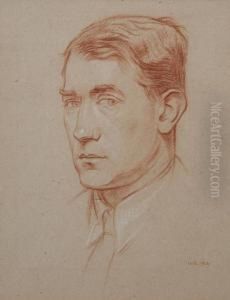 Portrait Of Sir John Squire by William Rothenstein