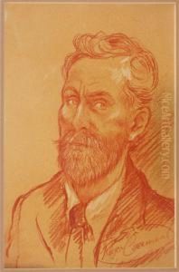 Portrait Of Sir Roger Casement, Bust Length by William Rothenstein