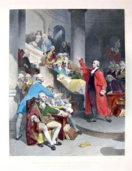 Patrick Henry Delivering His Celebrated Speech In The House Of Burgesses, Virginia - view 1