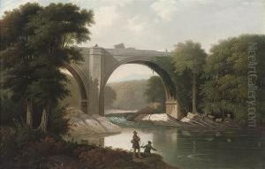 Anglers Fishing Before Devil's Bridge by I. Rothwell