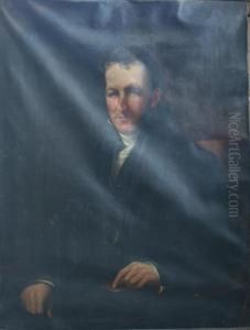 Rha Portrait Of A Gentleman by Richard Rothwell
