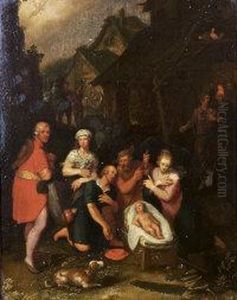The Adoration Of The Magi by Hans Rottenhammer