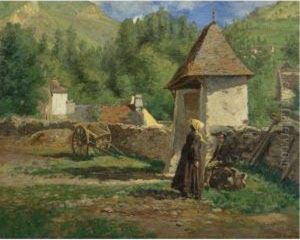A Gedres (basses Pyrennees) by Henri Rouart