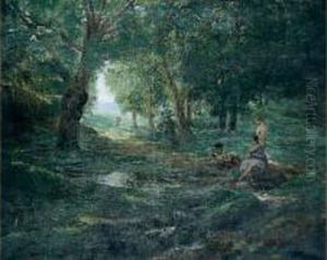 Baigneuses Dans Un Sous-bois, Vers 1860/70